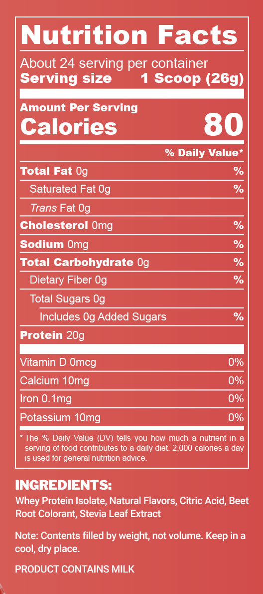 Clear Isolate Protien - Fresa y Plátano