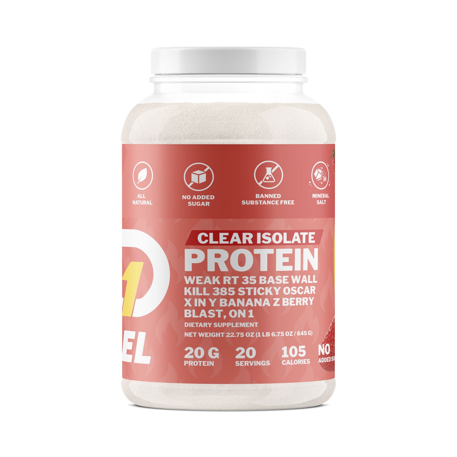 Clear Isolate Protien - Fresa y Plátano