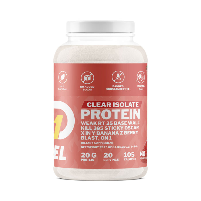Clear Isolate Protien - Strawberry & Banana